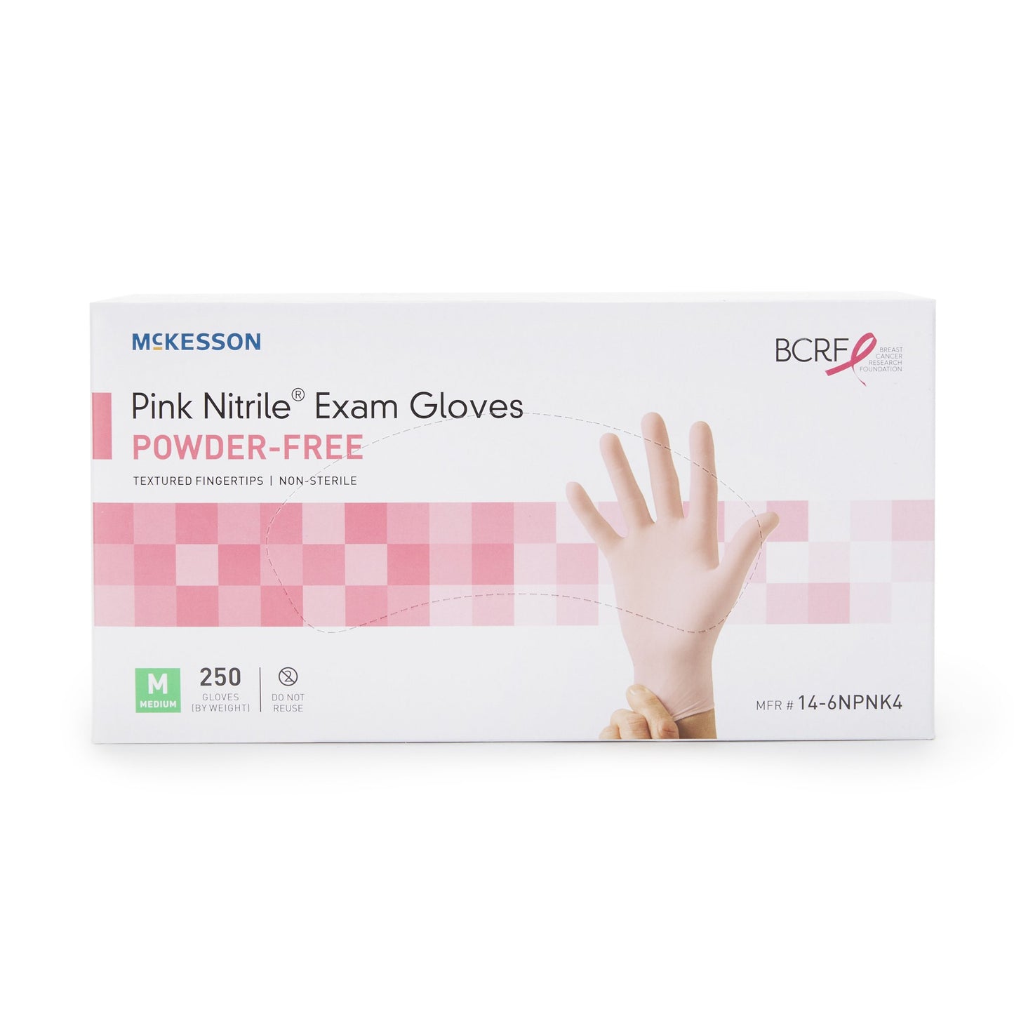 GLOVE, EXAM NTRL MED N/S PNK 3.0