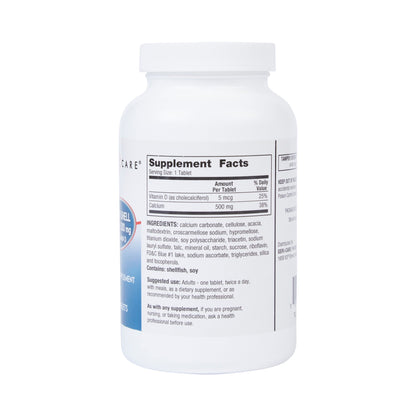OYSTER SHELL CALCIUM, TAB 500MG +VITMN D3 200IU