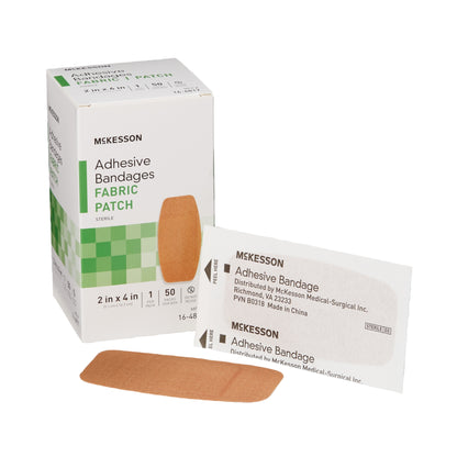BANDAGE, ADHSV FABR PTCH 2X4 STR LF