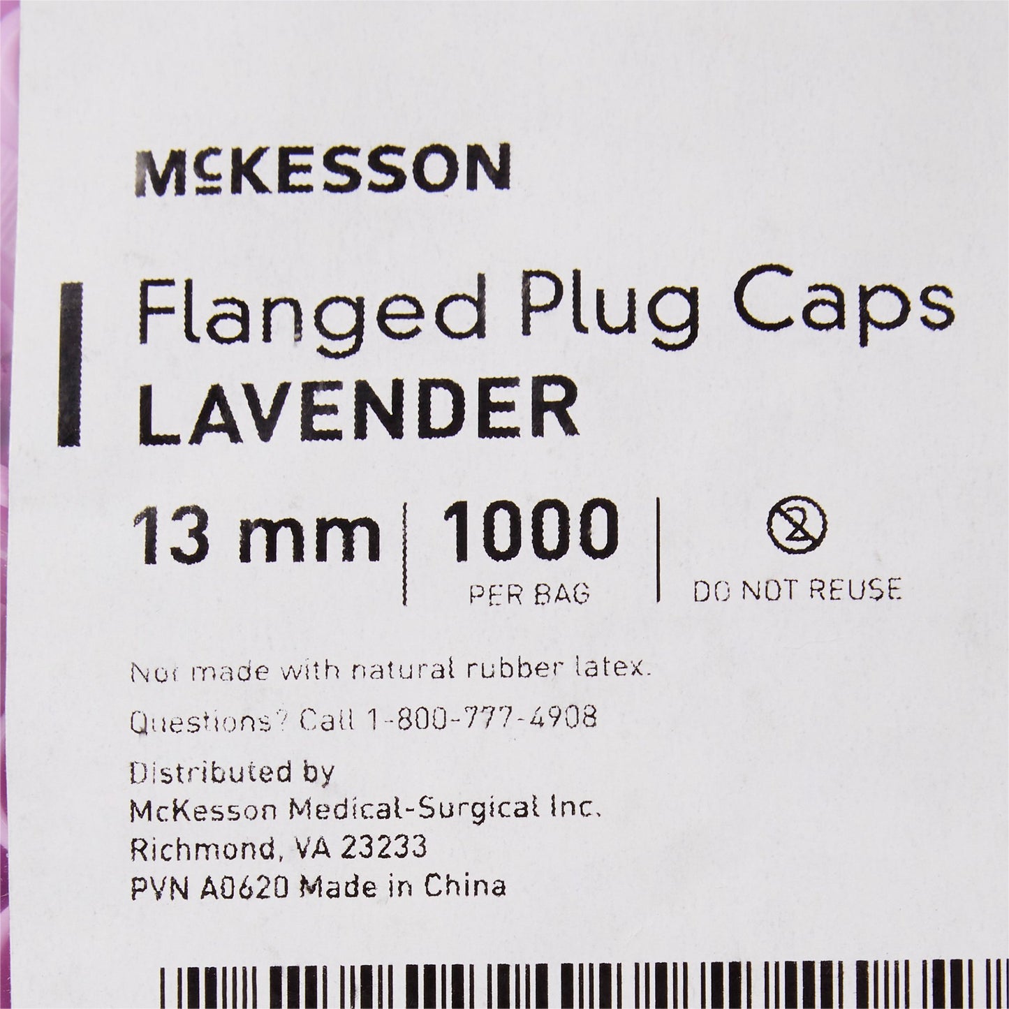 CAP, VAC TUBE LAV 13MM