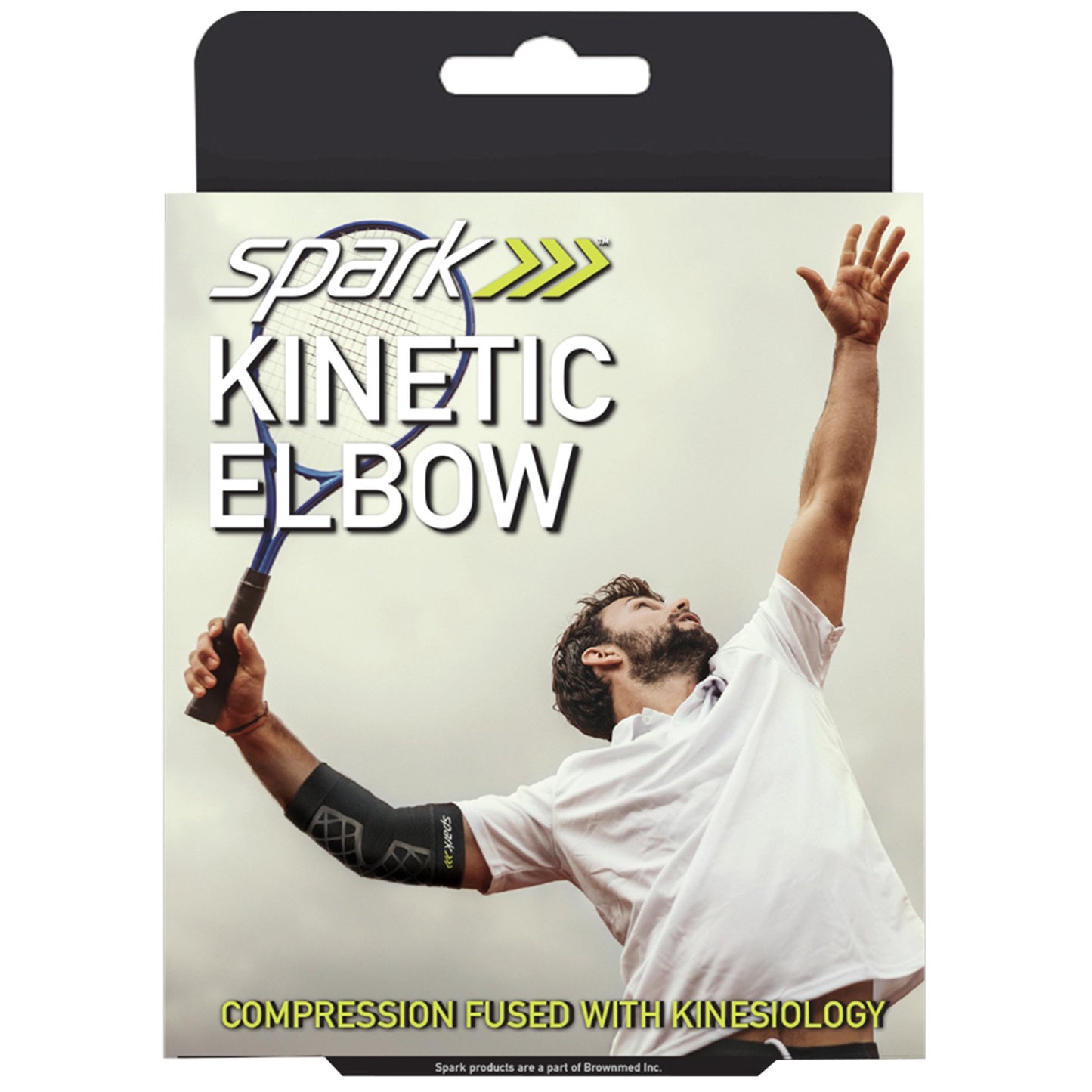 SLEEVE, ELBOW SPARK KINETIC COMPRSN W/TAPE MED