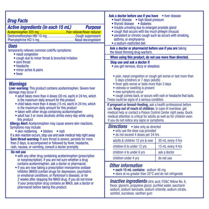 DAYQUIL, LIQ VICKS COLD & FLU12OZ