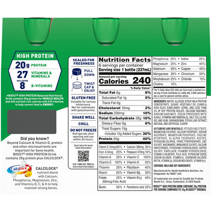 BOOST, HIGH PROTEIN CHOCOLATE8OZ