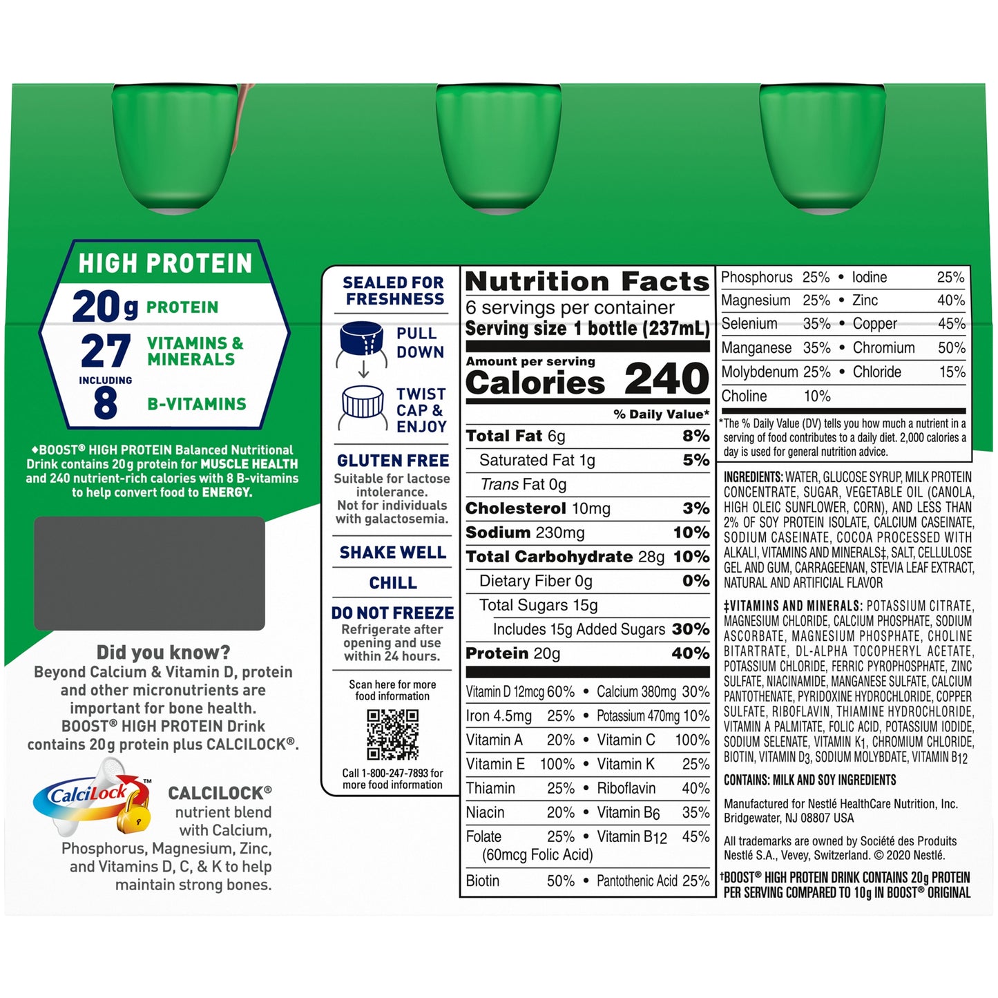 BOOST, HIGH PROTEIN CHOCOLATE8OZ