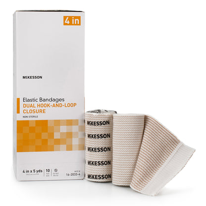 BANDAGE, ELAS DUAL HOOK & LOOPCLSR N/S 4"X5YDS