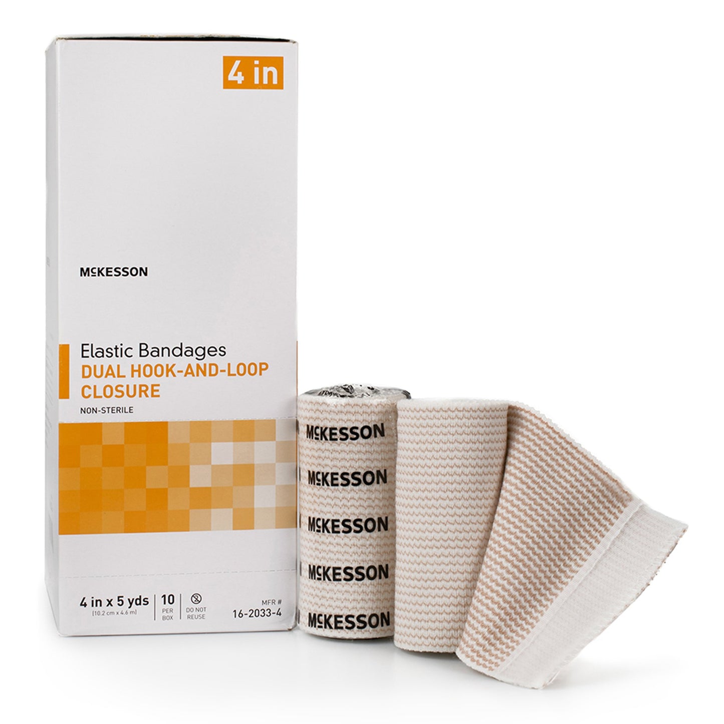 BANDAGE, ELAS DUAL HOOK & LOOPCLSR N/S 4"X5YDS