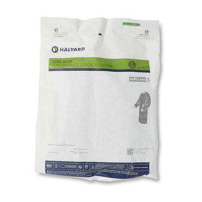GOWN, SURG AERO PERFORMANCE LGBLUE STERILE