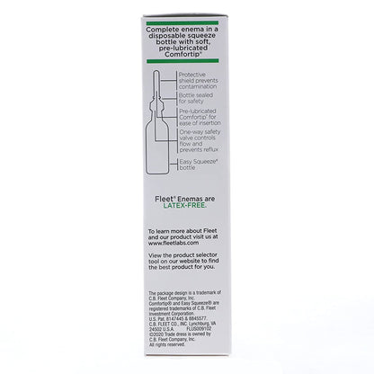 ENEMA, SOL FLEET 19G-7G/118ML4.5OZ