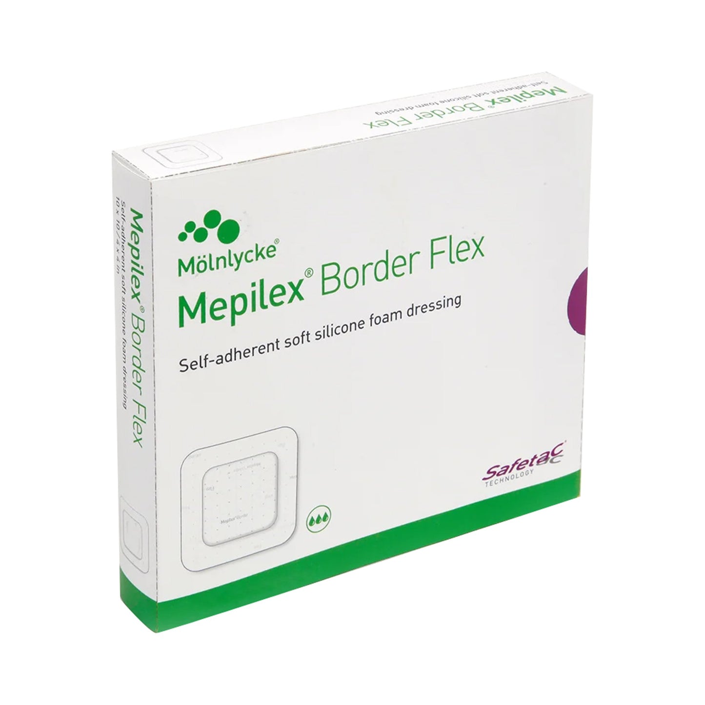 DRESSING, WND MEPILEX BORDER FLEX ADH FM