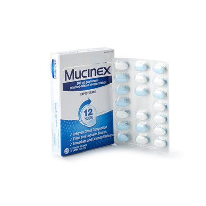 MUCINEX, TAB ER 600MG