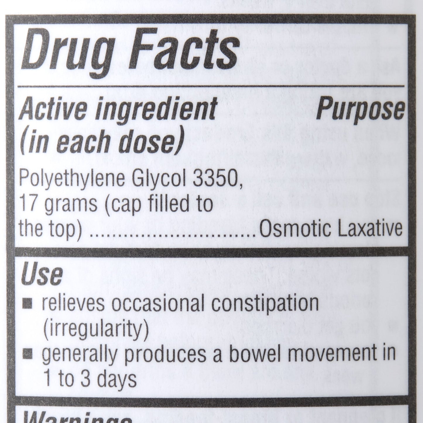 POLYETHYLENE GLYCOL, PDR 14DOSE 8.3OZ