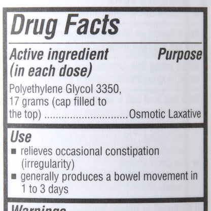 POLYETHYLENE GLYCOL, PDR 14DOSE 8.3OZ