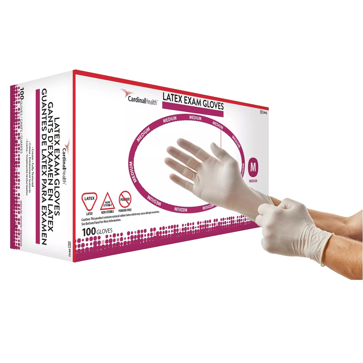 GLOVE, EXAM LTX MED N/S