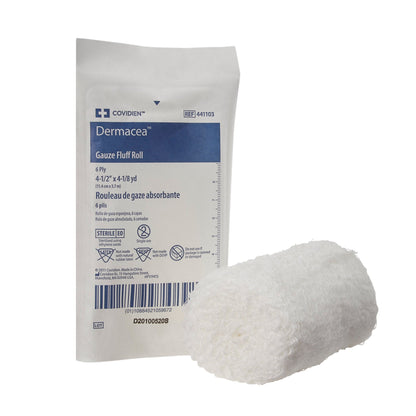 FLUFF, DERMACEA STR 4"X4YDS