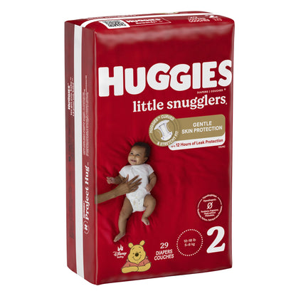 DIAPER, HUGGIES LITTLE SNUGGLERS JUMBO SZ2