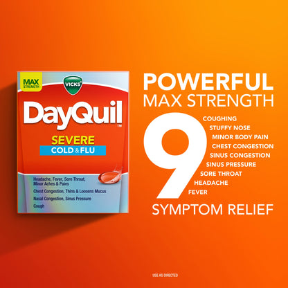 DAYQUIL, LIQ CAP VICKS SEVERECOLD & FLU