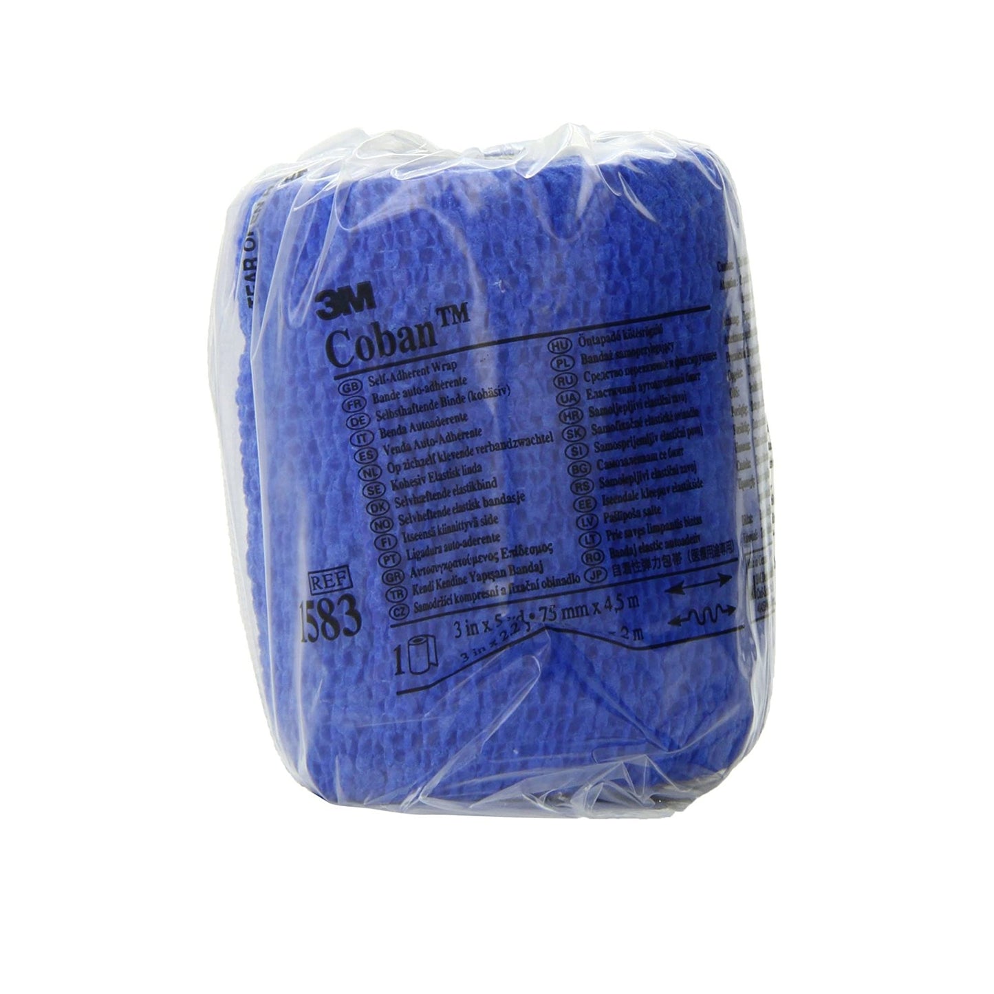 BANDAGE, COBAN ELAS BLU 3"X5YDS