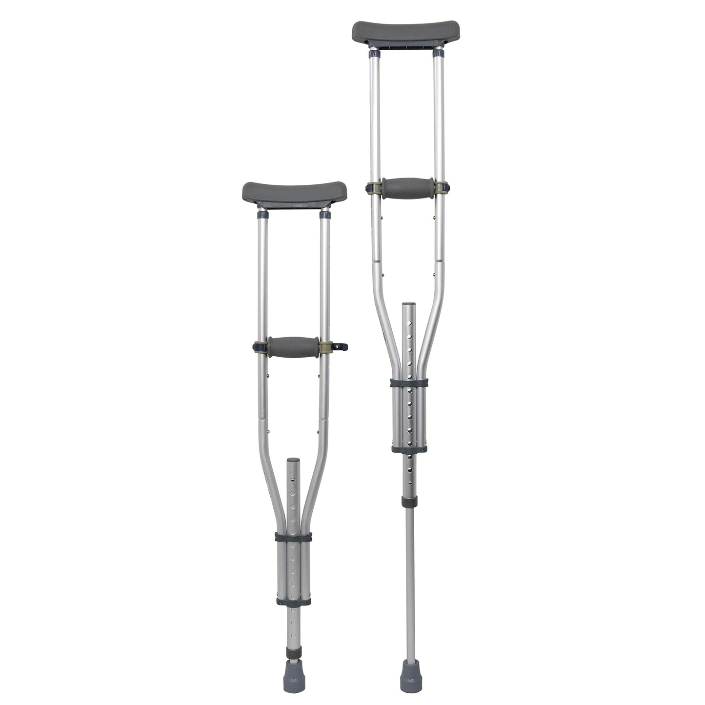 CRUTCH, UNDERARM ADJ ALUM UNIV38.5"-62.5"