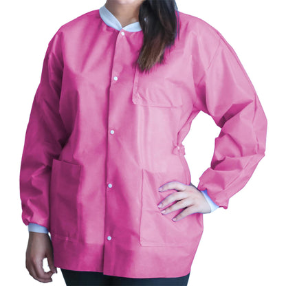 COAT, LAB FITME RASPBERRY PNKSM