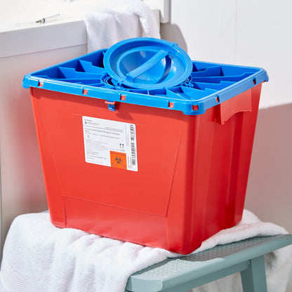 CONTAINER, SHARPS RED 8GL