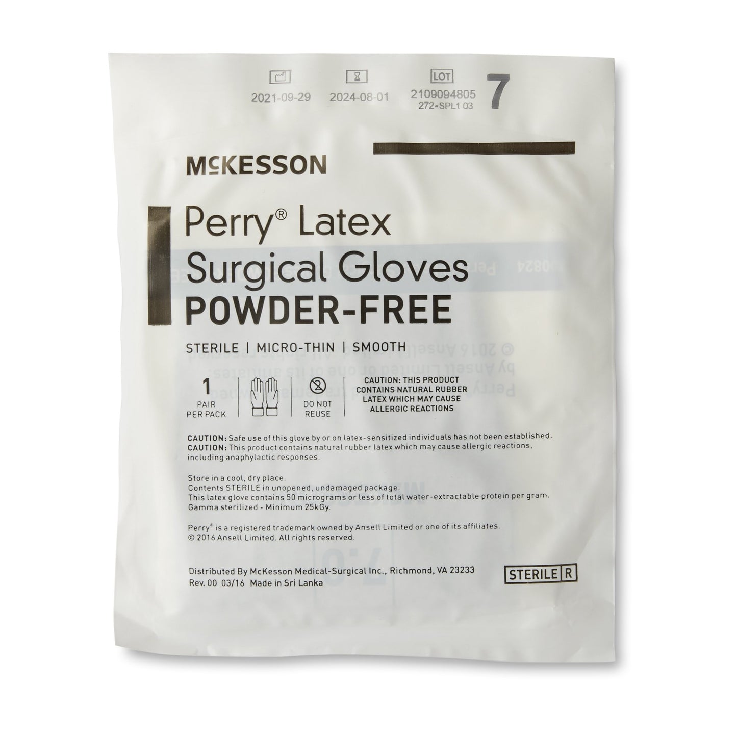 GLOVE, SURG LTX 7.0 STR2 SMTHMICROTHIN