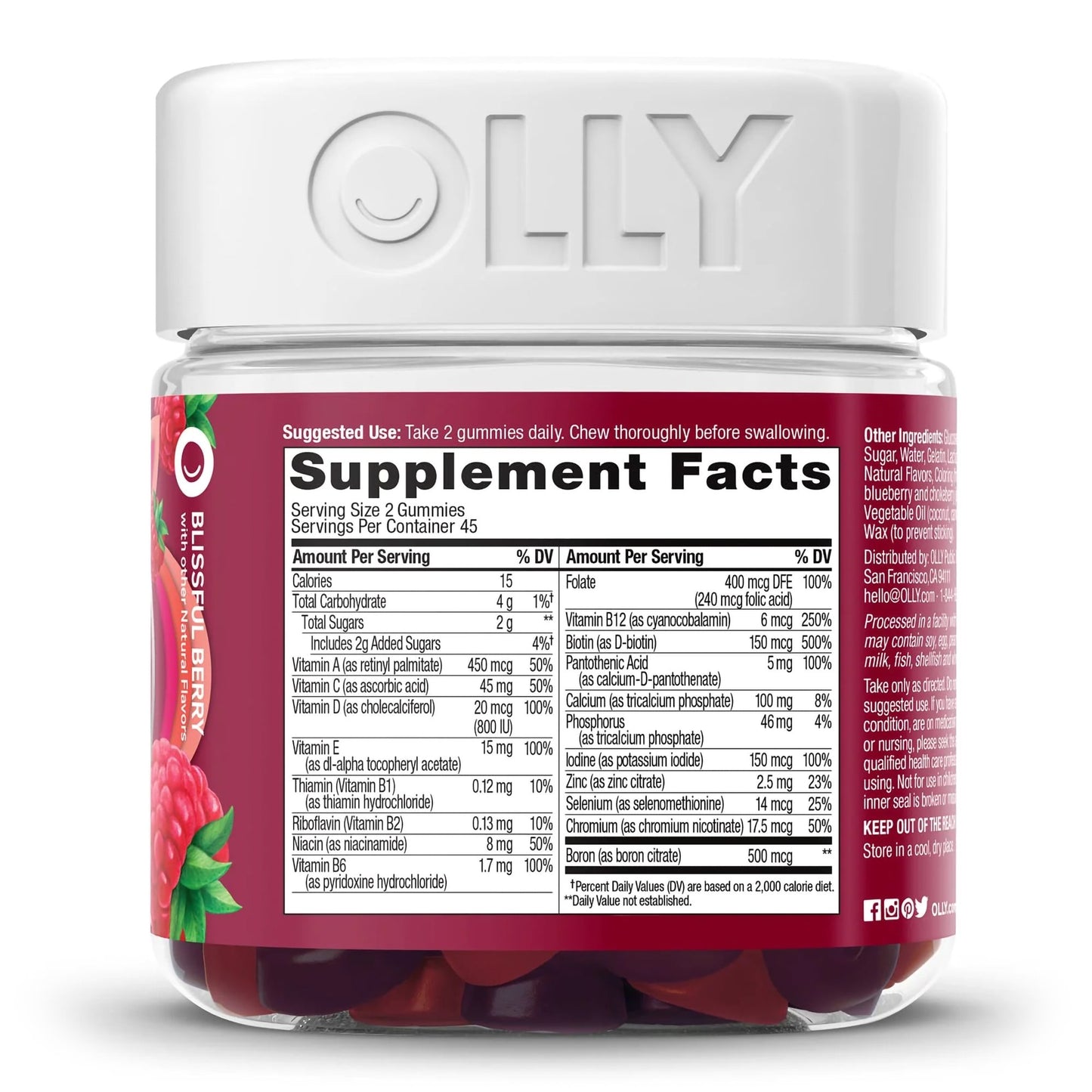 OLLY, GUMMY WMNS MULTI BERRY