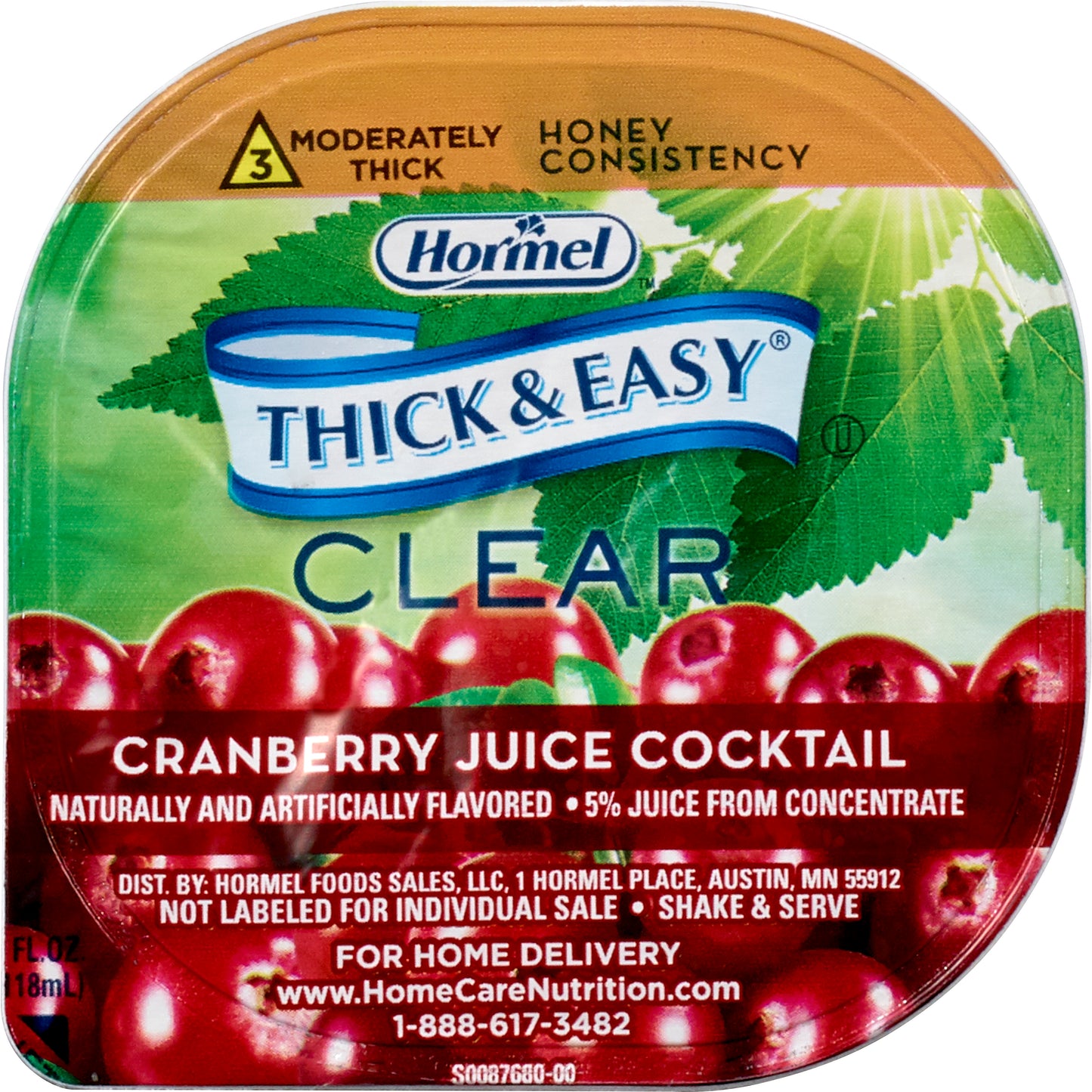 THICK & EASY, JUICE THICKENEDCRNBRY HONEY 4OZ