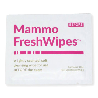 WIPE, WET SKIN MAMMOGRAPHY PATIENT