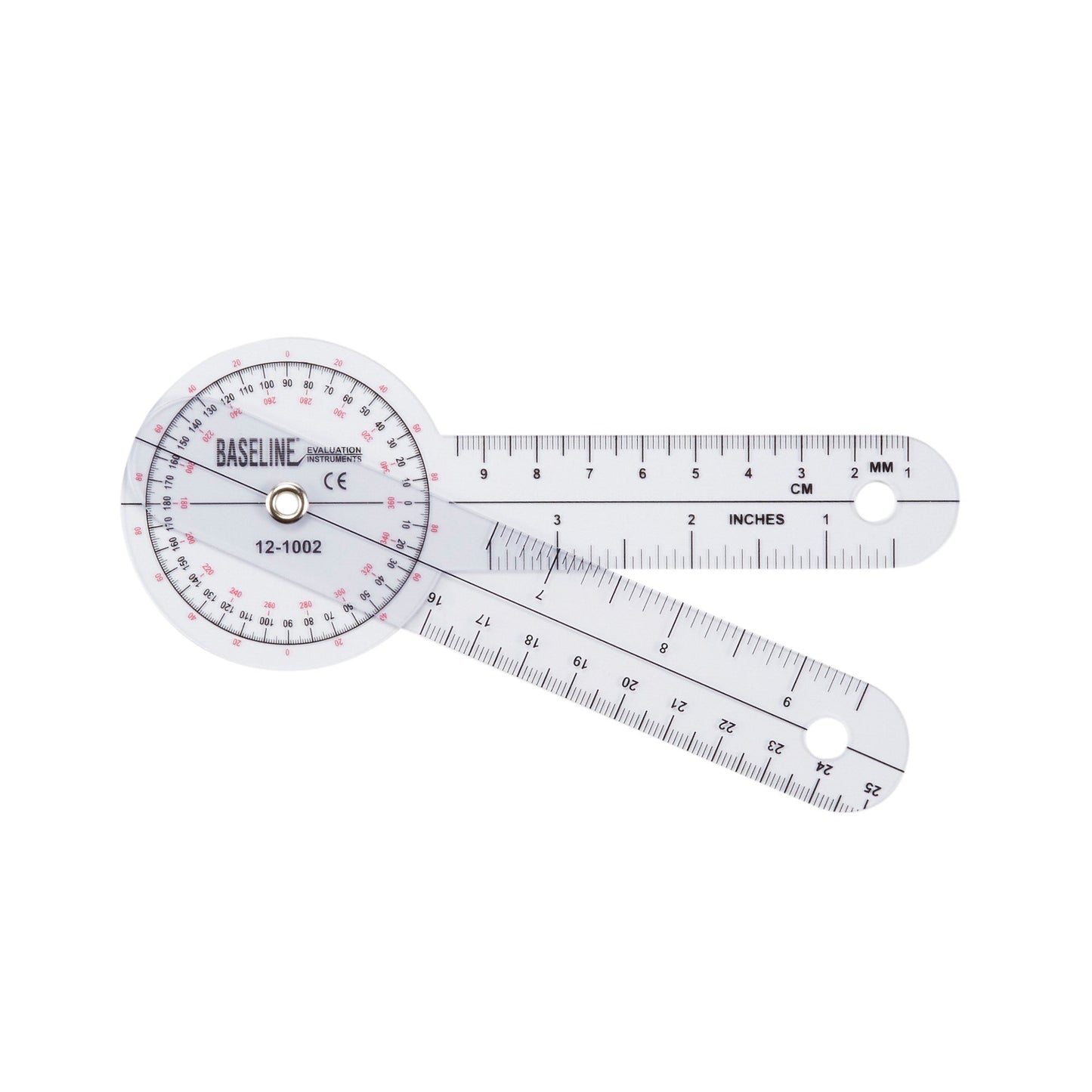 GONIOMETER, ISOM 360DEGREES PLAS CLR 6" FABENT