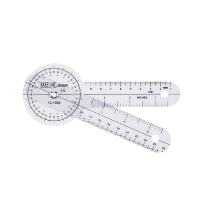 GONIOMETER, ISOM 360DEGREES PLAS CLR 6" FABENT