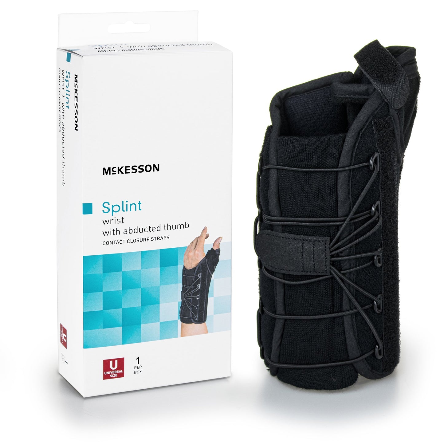 WRIST SPLINT, W/ABDUCTED THUMBLT UNIVERSAL 10"