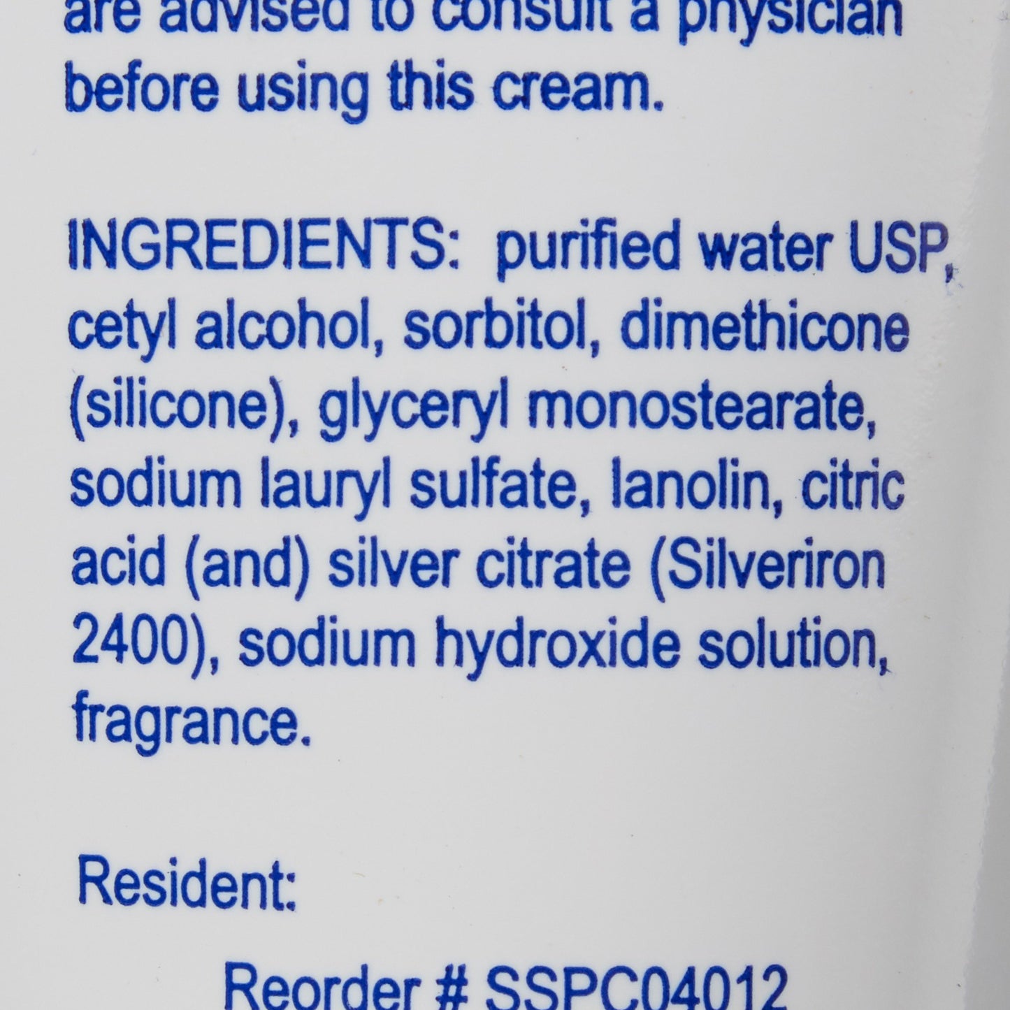 CREAM, SKIN PROT SELAN SILVER4OZ