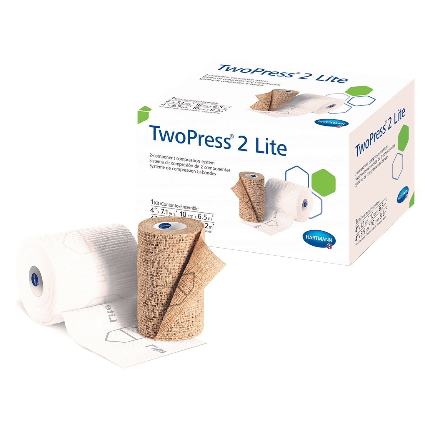 BANDAGE KIT, COMPRESSION W/INDICATOR & 2BNDG