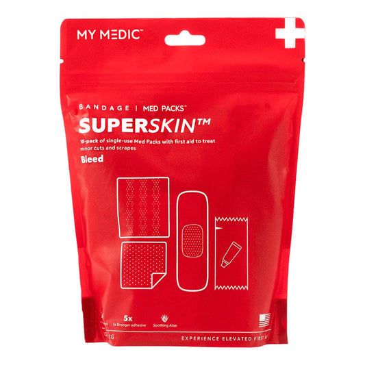 FIRST AID PACK, SUPERSKIN MEDBANDAGE 10PK