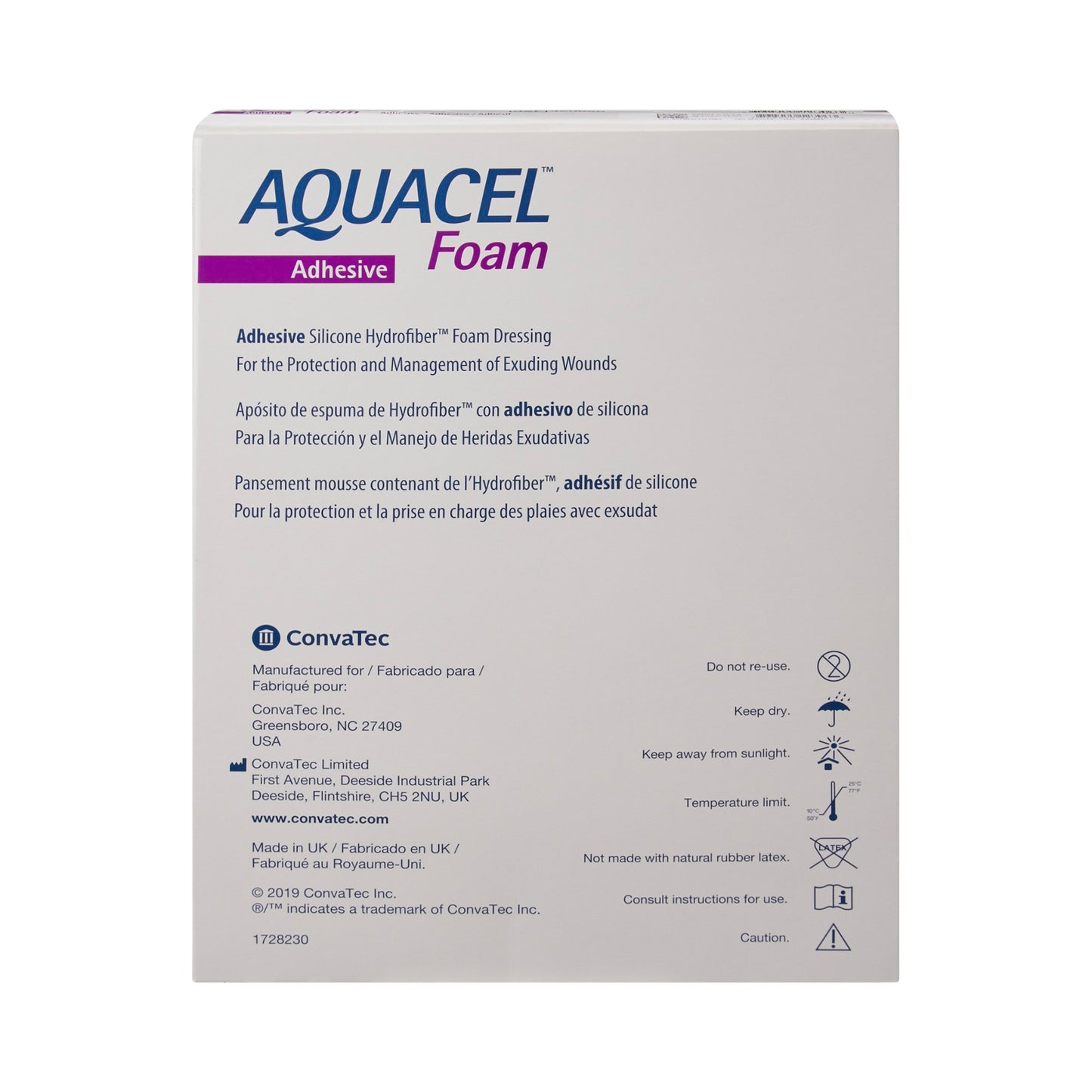 DRESSING, SACRAL AQUACEL ADH FM 8X7"
