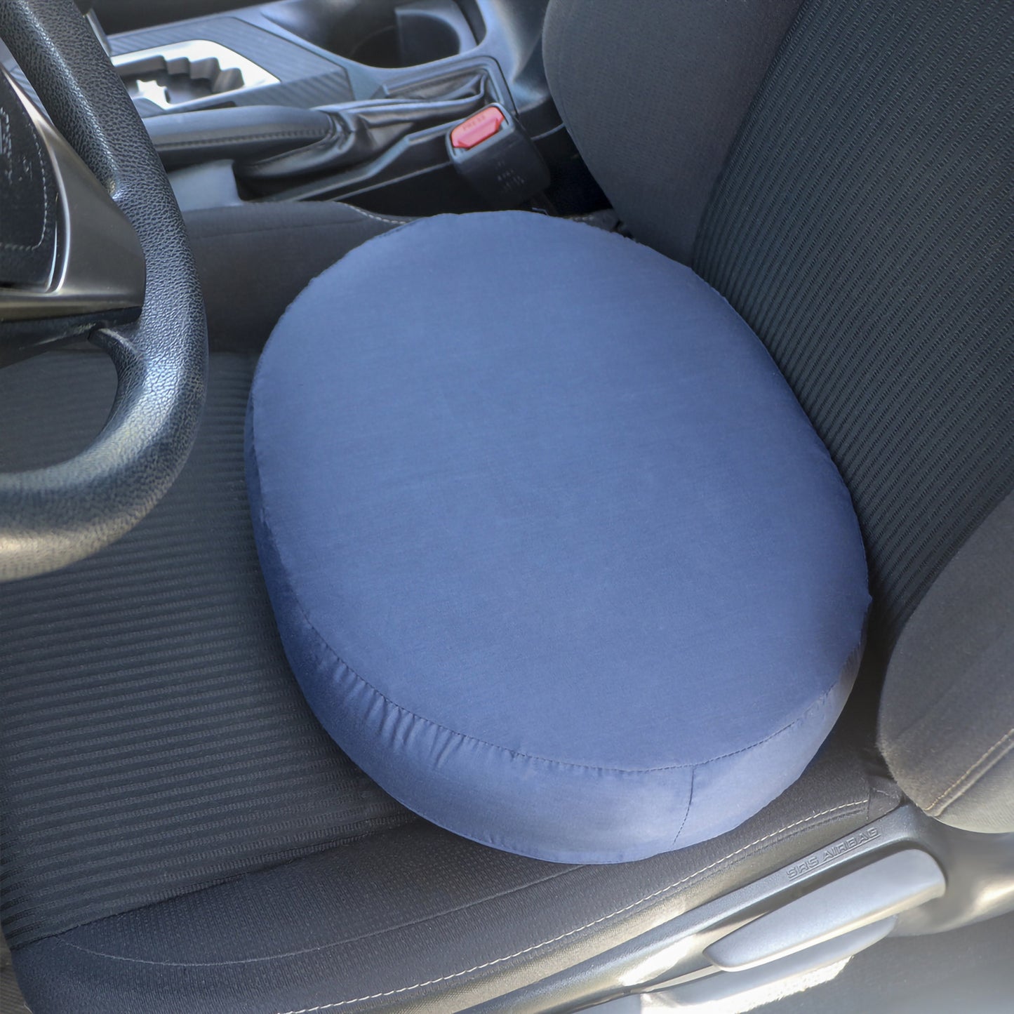 CUSHION, DONUT NAVY BLU 16"MABIS