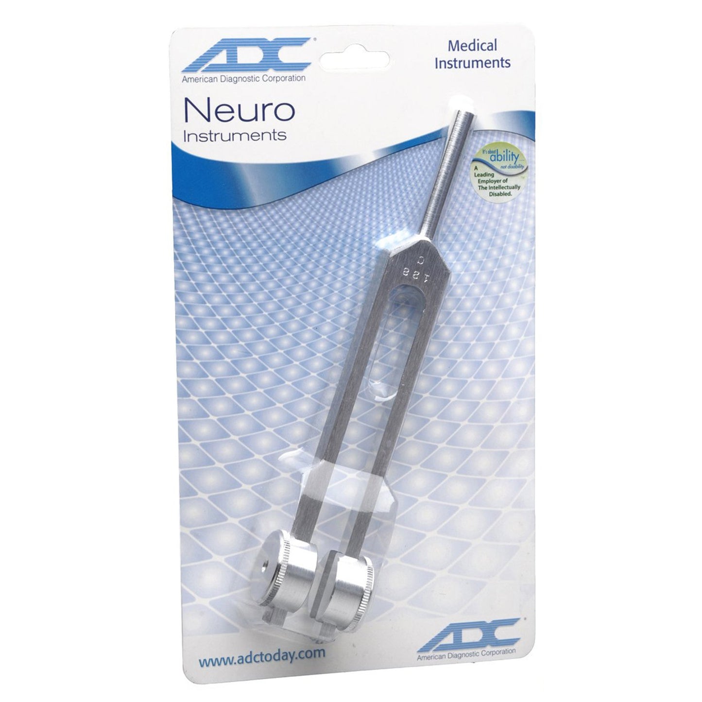 TUNING FORK, ALUMINUM C128 W/WT AMDIAG