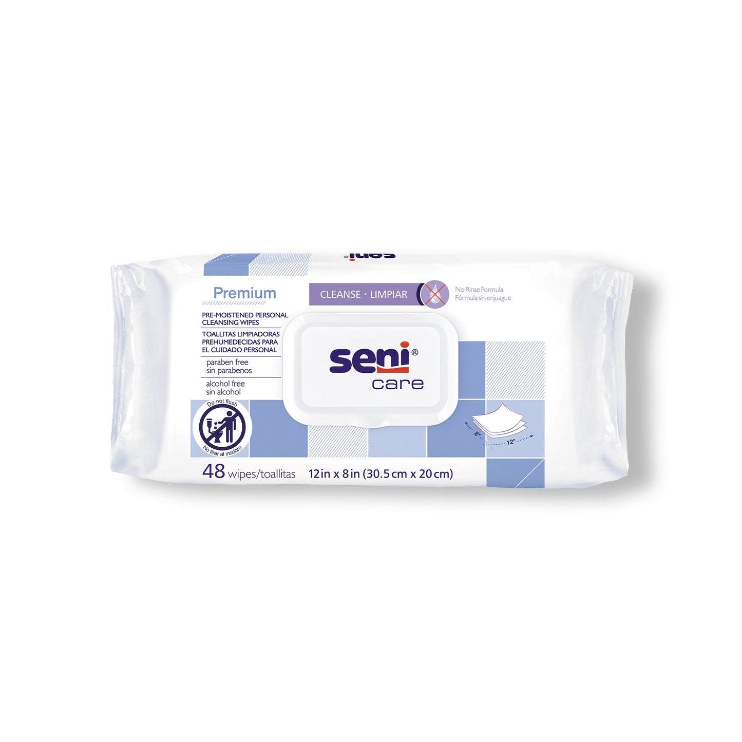 WASHCLOTH, PERINEAL SENI CARE12"X8"