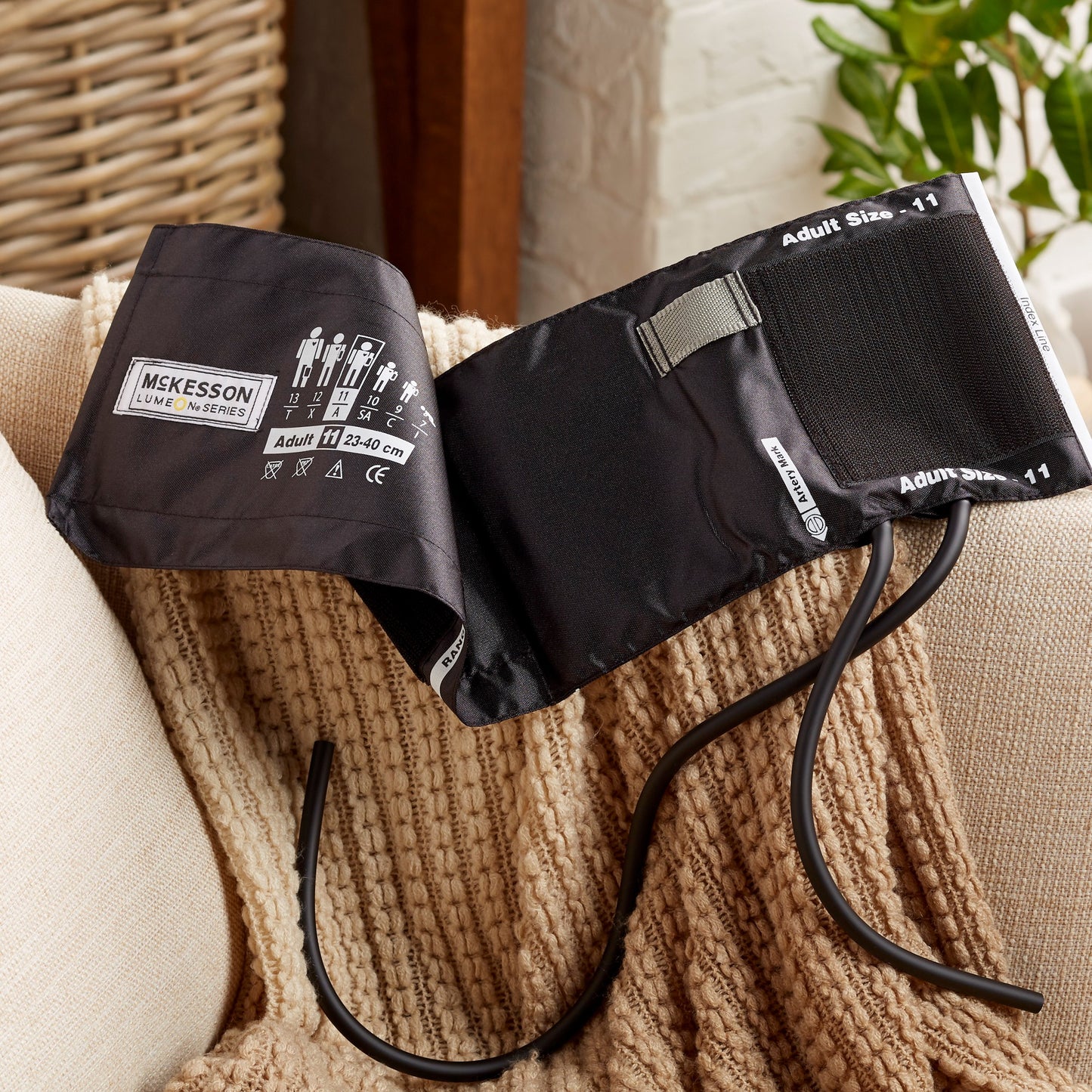 CUFF&BLADDER, BP 2TU LF BLK ADLT