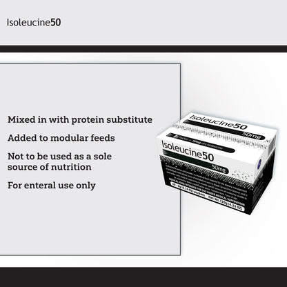 AA ISOLEUCINE, 50MG SUPPLEMENT4GM (30/BX)