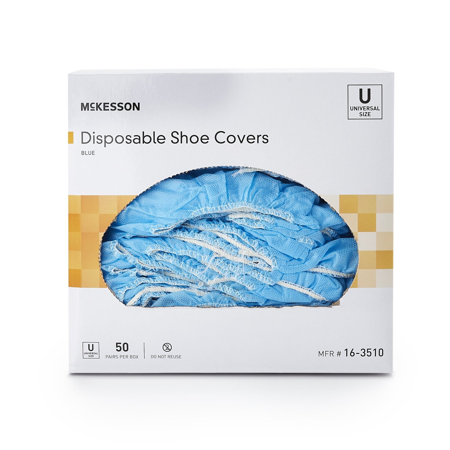 SHOECOVER, NON-SKID LF UNIV BLU