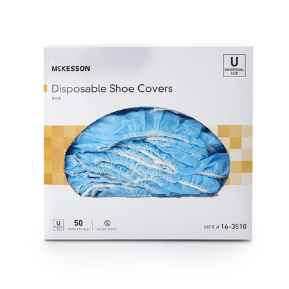 SHOECOVER, NON-SKID LF UNIV BLU