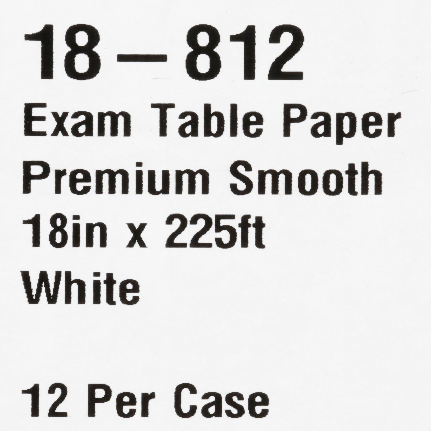 PAPER, TABLE SMOOTH 18"X225'