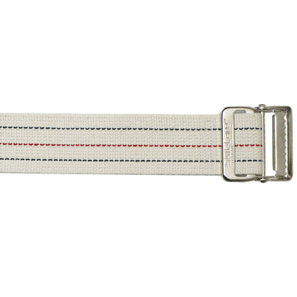 BELT, GAIT BARIATRIC W/METAL BUKLE WHT 72" SKLCRE