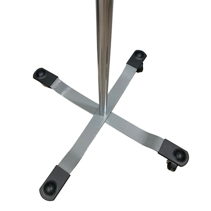 POLE, IV 2HOOK 4LEG BASE ECONOMY