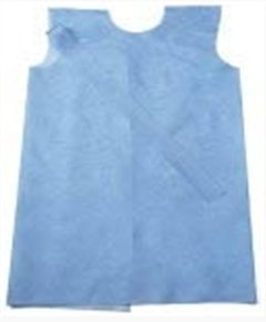 GOWN, EXAM DLX BLU 40"X70"