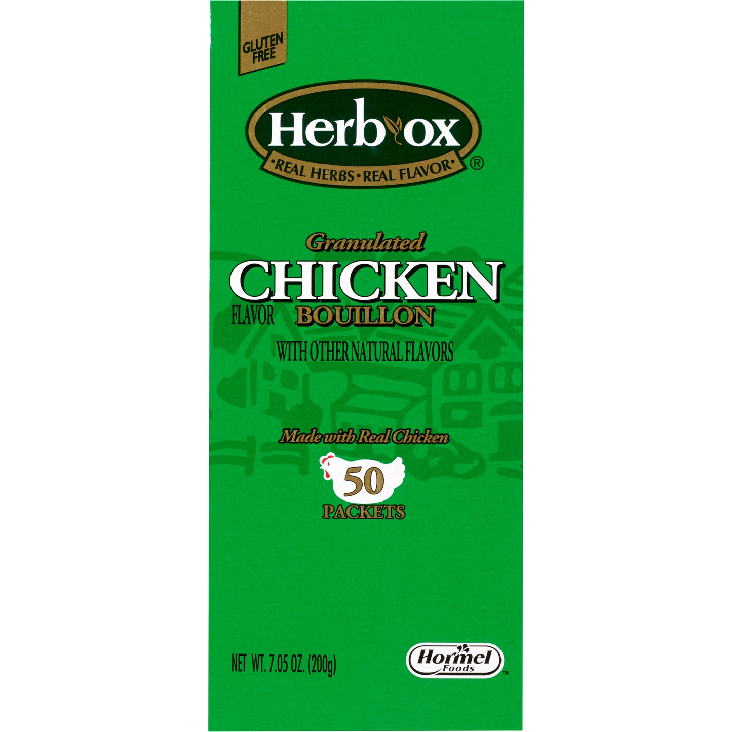 BROTH, CHICKEN BOUILLON GLUTENFREE HERBOX