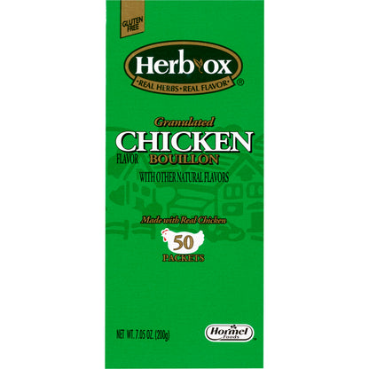 BROTH, CHICKEN BOUILLON GLUTENFREE HERBOX