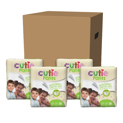 DIAPER, INCONT CUTIE PANTS MED2-3T