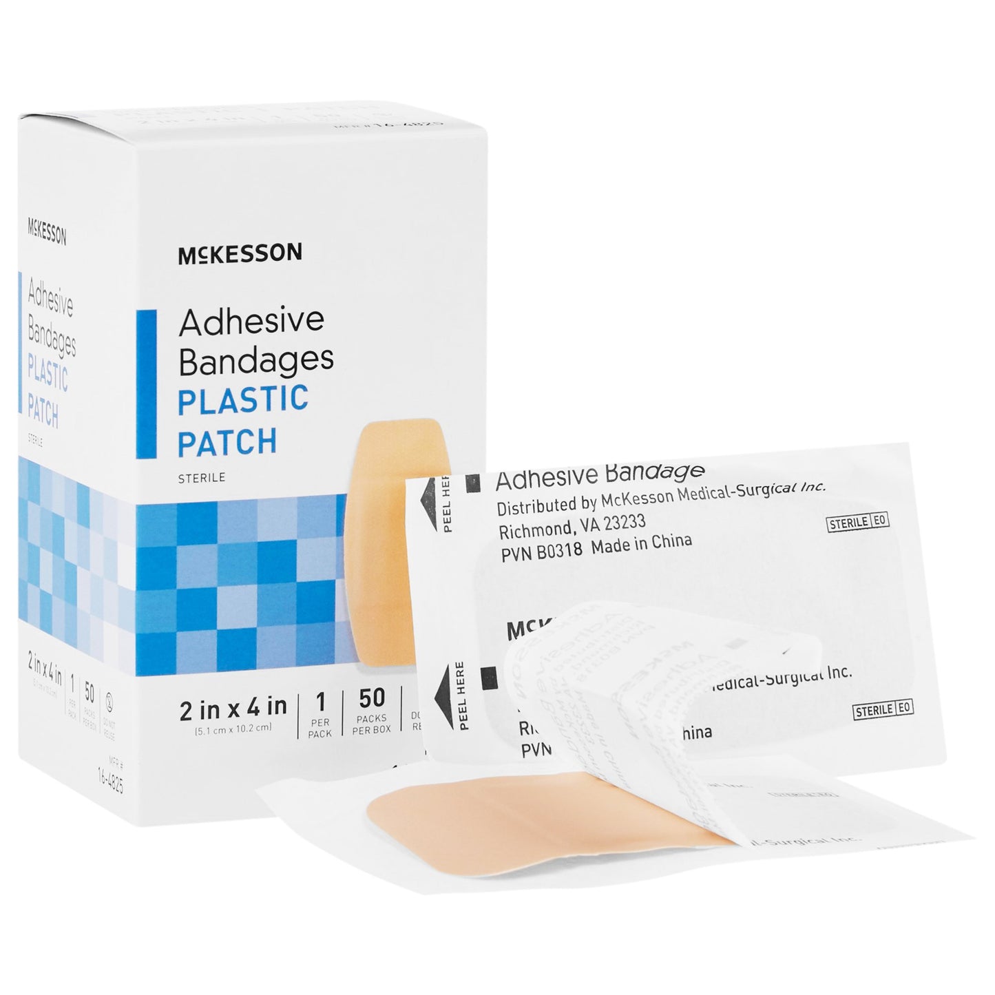 BANDAGE, ADHSV SHR PTCH 2X4 STR LF